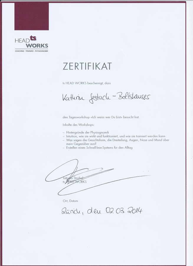 Zertifikat Tatjana Strobel TS Head Works 001